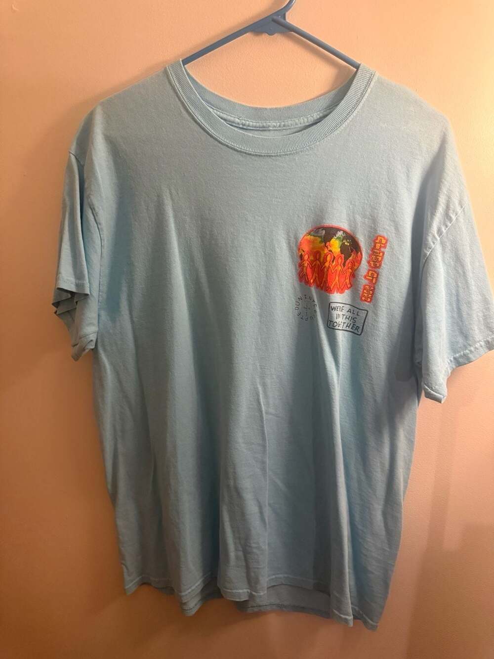 Travis Scott x LeBron James Uninterrupted Cactus Jack Class of 2020 Tee Blue